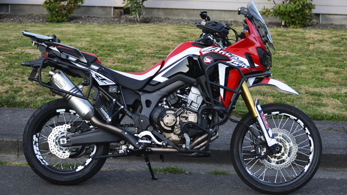 RDR Africa Twin without Bags
