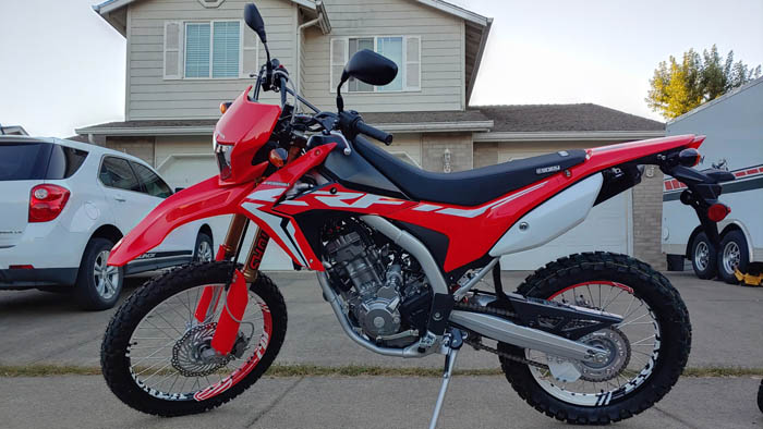 Rimwrapz on my 2019 CRF250L