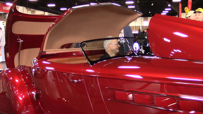 Video -1936 Packard - Mulholland Speedster - Watch the Convertible Top Automatic Grill and Louvers