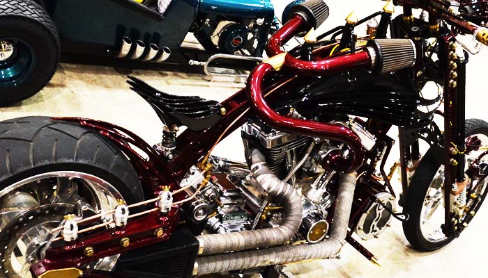 Custom Red Chopper