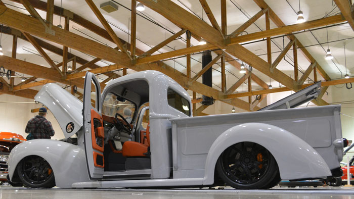 Video -40 Shades of Grey 1940 Ford Pickup Built by Carolina Kustoms