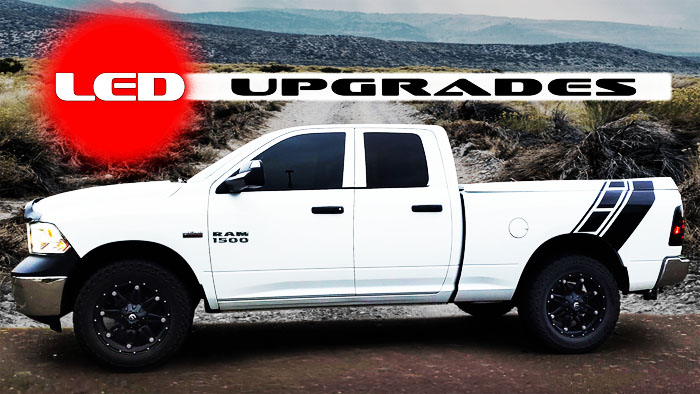 Video -RAM Truck Upgrades to Make it Look More Current - LED Headlights Tail Lights