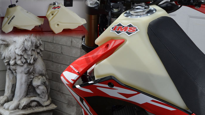 Video -IMS 3.5 Gallon Fuel Tank Compared to Acerbis for the Honda CRF250L